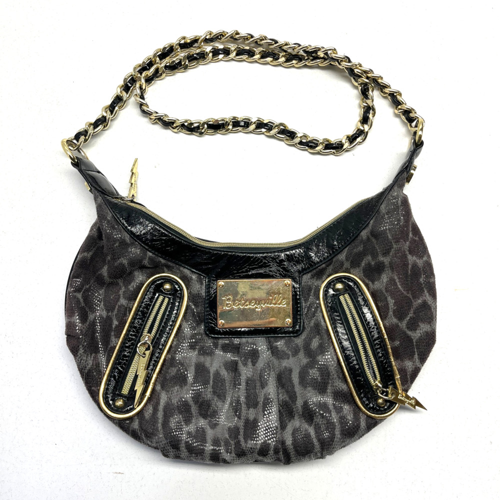 Betseyville by Betsey Johnson "cheetah bomb" crossbody